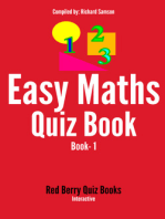 Easy Maths Quiz: Book 1