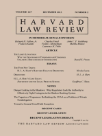 Harvard Law Review: Volume 127, Number 2 - December 2013