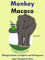 Bilingual Book in English and Portuguese: Monkey - Macaco . Learn Portuguese Collection: Learn Portuguese, #3