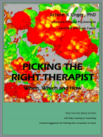 Picking the Right Therapist: When, Which and How