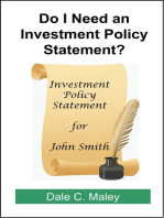Do I Need an Investment Policy Statement?