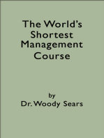 The World's Shortest Management Course