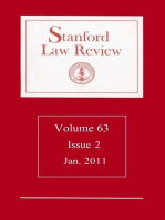 Stanford Law Review: Volume 63, Issue 2 - January 2011