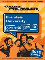 Brandeis University 2012
