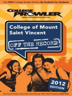College of Mount Saint Vincent 2012
