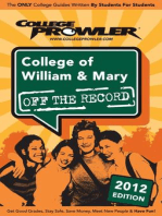 College of William & Mary 2012