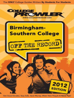 Birmingham-Southern College 2012