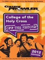 College of the Holy Cross 2012