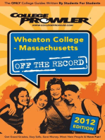 Wheaton College: Massachusetts 2012