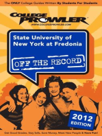 State University of New York at Fredonia 2012