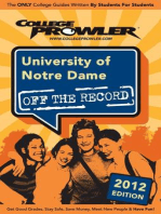 University of Notre Dame 2012