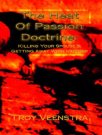 The Heat of Passion Doctrine