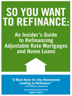 So You Want to Refinance