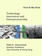 Technology, Innovation and Entrepreneurship, Part II: My Firm