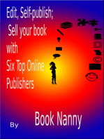 Edit, Self-publish; Sell your book with Six Top Online Publishers