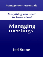 Managing meetings