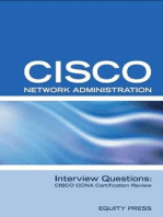 Cisco Network Administration Interview Questions