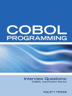 COBOL Programming Interview Questions