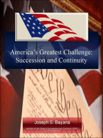 America's Greatest Challenge: Succession and Continuity