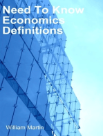 Need To Know Economics defintions