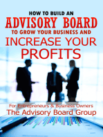How To Build An Advisory Board To Grow Your Business And Increase Your Profits