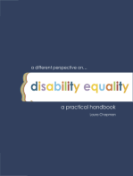 A Different Perspective on Disability Equality a Practical Handbook