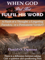 When God Did Not Fulfil His Word