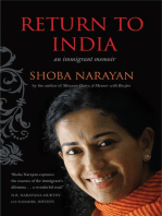 Return to India: an immigrant memoir