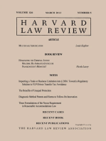 Harvard Law Review: Volume 126, Number 5 - March 2013