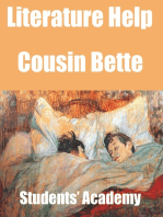 Literature Help: Cousin Bette