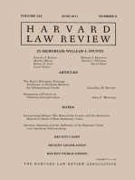 Harvard Law Review: Volume 124, Number 8 - June 2011