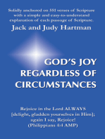 God's Joy Regardless of Circumstances
