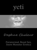 Yeti: Paranormal, Beast Sex, Snow Monster Erotica
