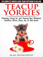 Teacup Yorkies: The Complete Owners Guide. Choosing, Caring for and Training Your Miniature Yorkshire Terrier, Micro, Toy or Mini Yorkie From Puppyhood to Old Age.
