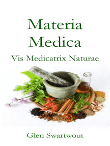 Materia Medica Vis Medicatrix Naturae By Dr Glen Swartwout Ebooks Scribd