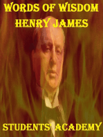 Words of Wisdom: Henry James