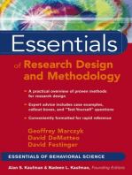 Essentials of Research Design and Methodology