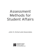 Assessment Methods for Student Affairs