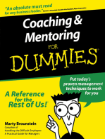 Coaching and Mentoring For Dummies