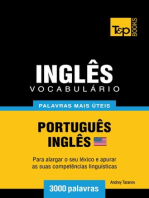Vocabulário Português-Inglês americano: 3000 palavras mais úteis