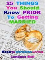 25 Things You Should Know Prior to Getting Married