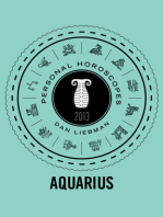Aquarius: Personal Horoscopes 2013