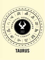 Taurus: Personal Horoscopes 2012