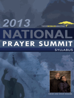 2013 National Prayer Summit Syllabus