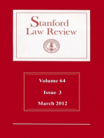 Stanford Law Review: Volume 64, Issue 3 - March 2012