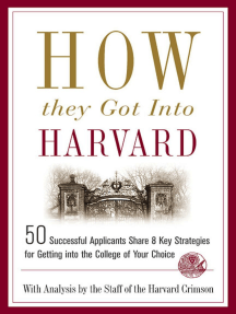 Read How They Got Into Harvard Online By Macmillan Publishers Books