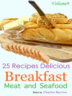 25 Recipes Delicious Breakfast Meat and Seafood Volume 9