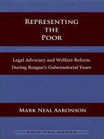 Representing the Poor: Legal Advocacy and Welfare Reform During Reagan's Gubernatorial Years