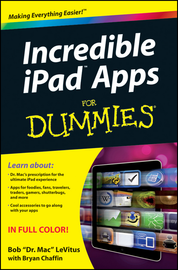 Read Incredible iPad Apps For Dummies Online by Bob LeVitus and Bryan Chaffin Books