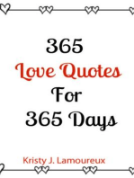 365 Love Quotes For 365 Days